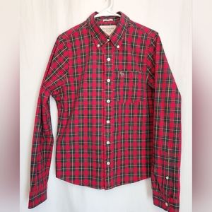 Abercrombie & Fitch Muscle Button Down Shirt, Size M, Excellent Used Condition